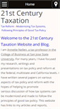 Mobile Screenshot of 21stcenturytaxation.com